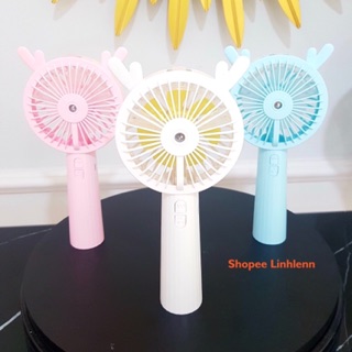 Quạt mini phun sương tự động