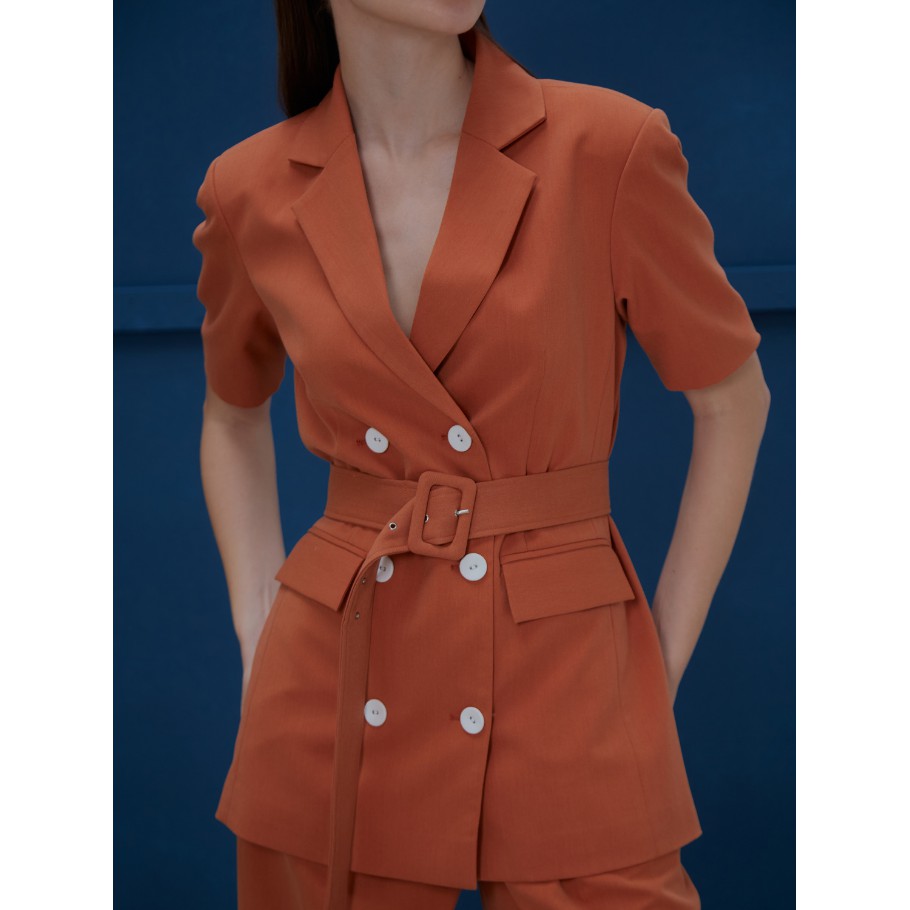 [Mã FAMALLT5 giảm 15% đơn 150k] COCO SIN - Áo Vest Cam Tay Ngắn Đính Nút | BigBuy360 - bigbuy360.vn