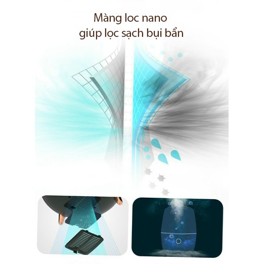 Máy Phun Sương Tạo Độ Ẩm Deerma Humidifier F325 bản quốc tế dung tích 5L