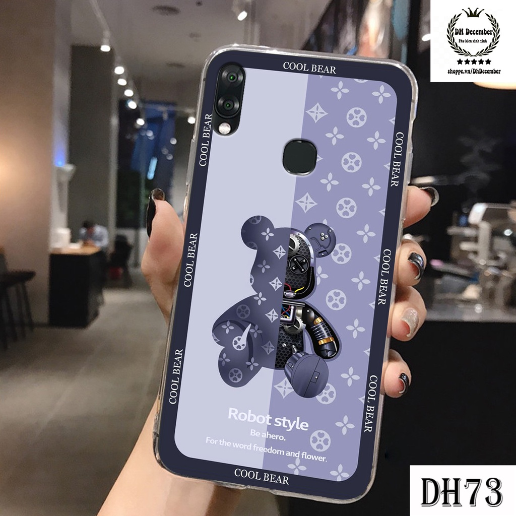 Ốp lưng dẻo Vsmart JOY 1 PLUS in hình 3D GẤU cute be@r, soda, happy day cực hot ,thời thượng