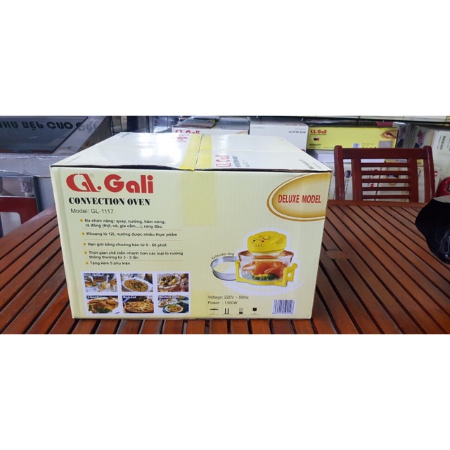 Lò nướng thủy tinh Gali GL1117