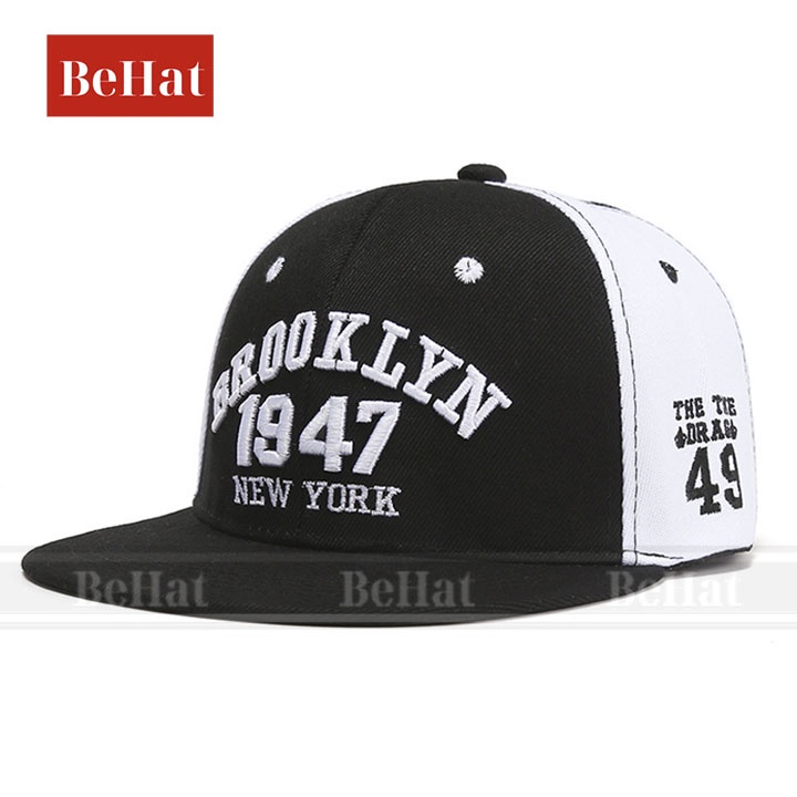 [HOT TREND] Mũ Nón Snapback Brooklyn Phong Cách Hàn Quốc, Hàng Xuất Chất Vải Cotton Dày, Thoáng mát Khi Đội