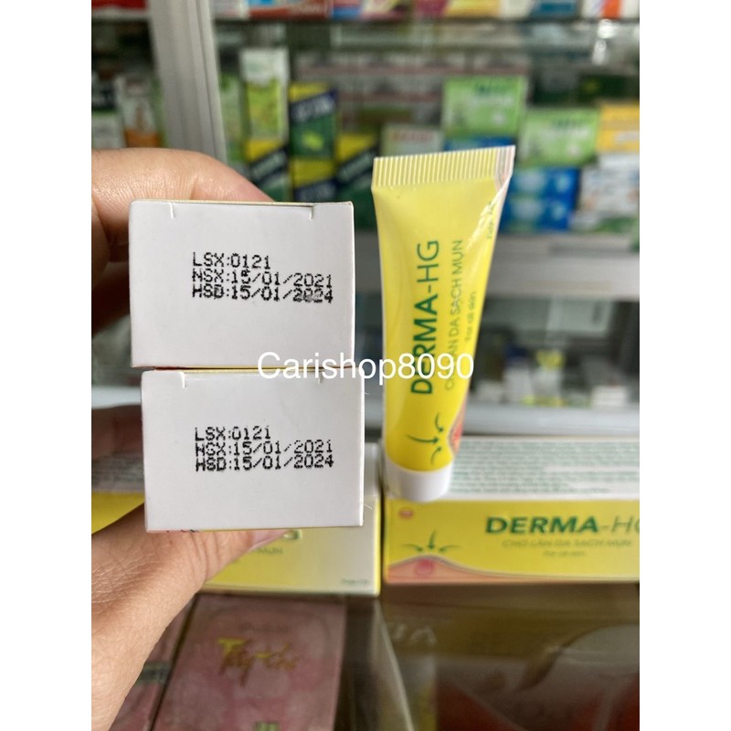 derma-hg cho làn da sạch mụn