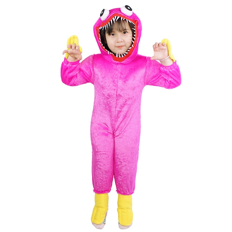 Trang phục cosplay Huggy Wuggy Poppy Playtime trình diễn sân khấu/bữa tiệc/Halloween cho trẻ em