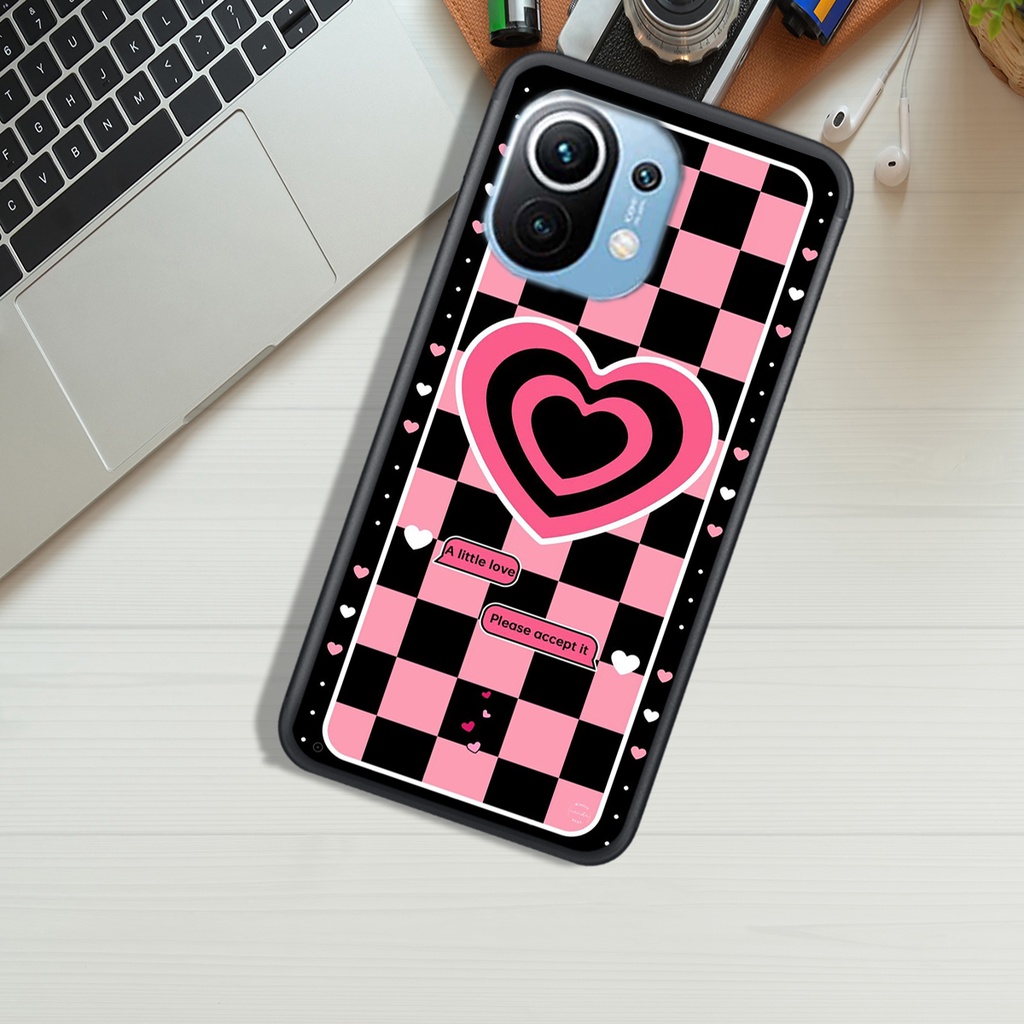 Ốp Lưng XIAOMI MI 11 - MI 11 LITE - MI 11T , In Hình &quot;Black Heart&quot; Phong Cách Đẹp.