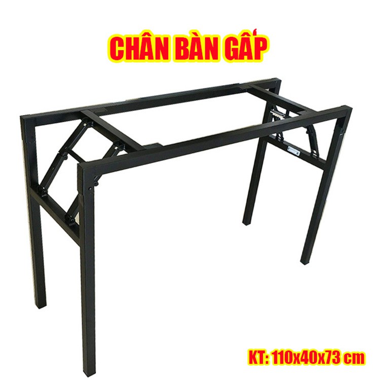 Khung chân bàn gấp sơn tĩnh điện - 2 loại KT (Không gồm mặt bàn)