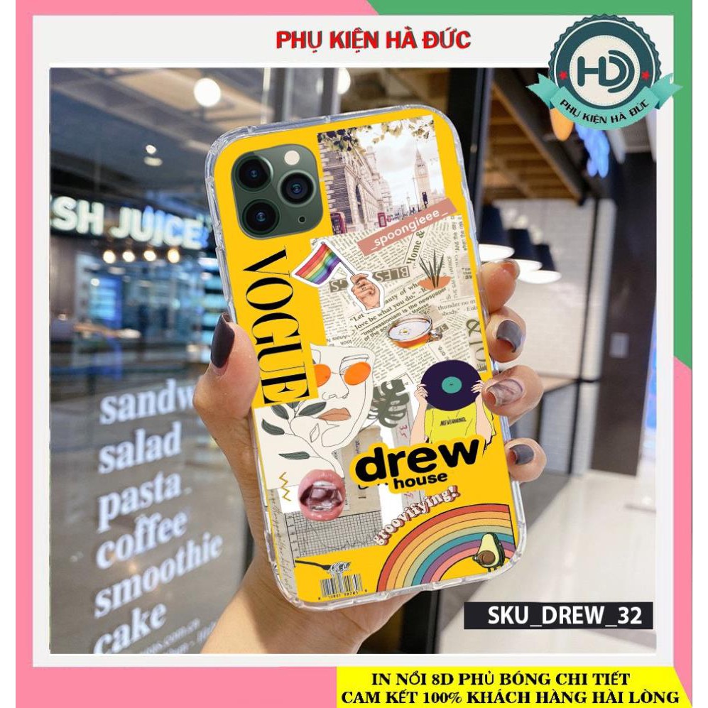 [Mã ELORDER5 giảm 10K đơn 20K] Ốp Lưng Drew 32 VOGUE - Full Dòng Từ iPhone5 - iPhone 12 Pro Max - Phụ Kiện Hà Đức