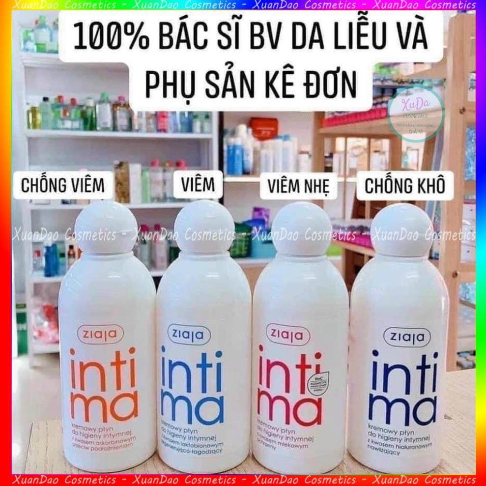 [XẢ HÀNG]  Dung Dịch Vệ Sinh Intima Dung Dịch Vệ Sinh Phụ Nữ Intima Ziaja Balan 200ml. Cam Kết Chính Hãng