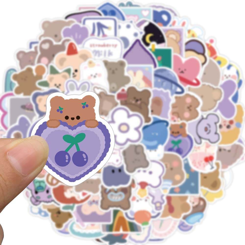 Set 90 Nhãn Dán Trang Trí Chống Thấm Nước