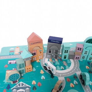 Bộ xếp hình gỗ OZMTOYS
