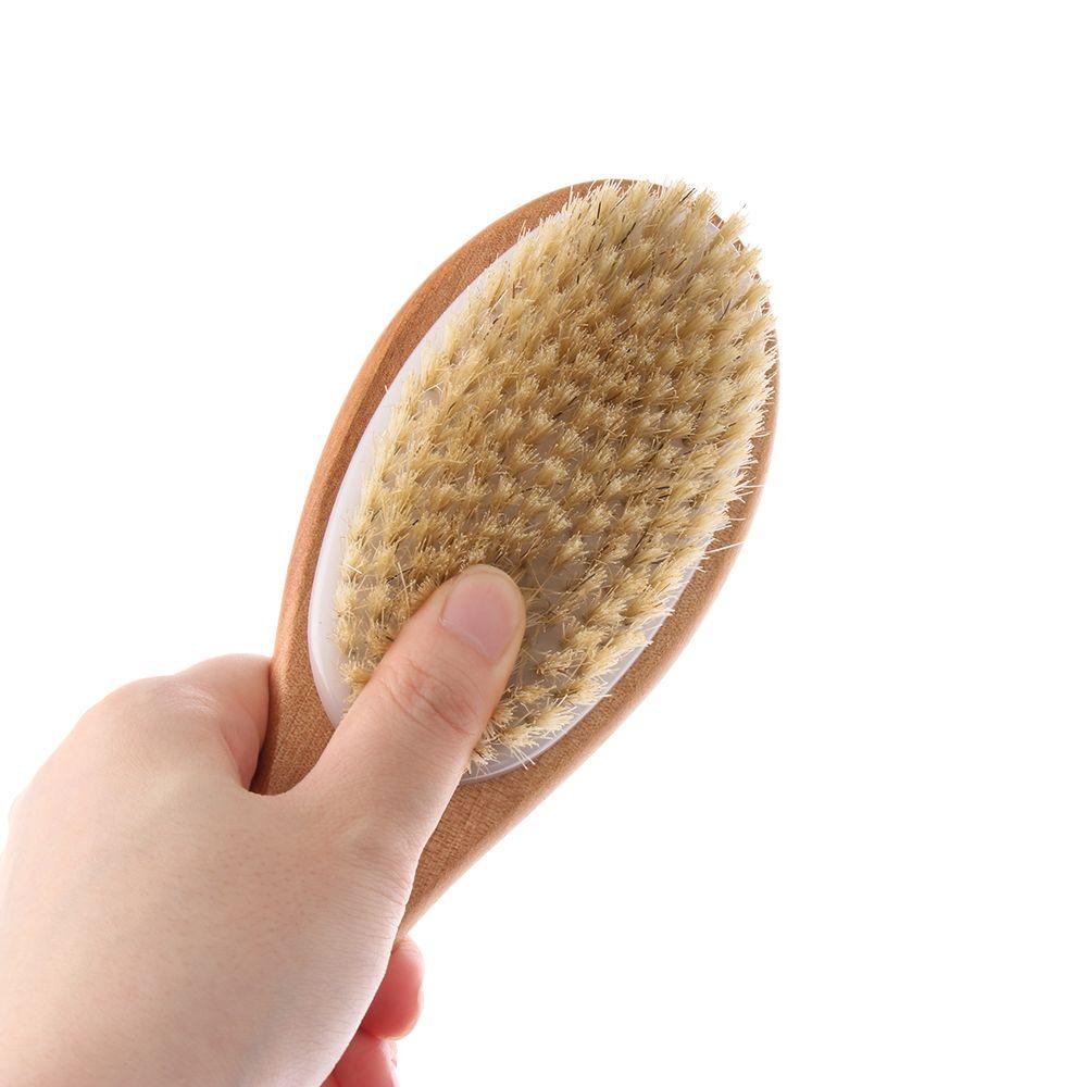 DORAW Bàn Chải Tắm Cán Dài Lông Mềm Tẩy Tế Bào Chết Cơ Thể