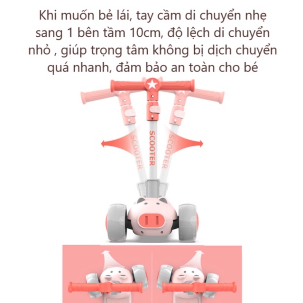 Scooter Trượt Umoo Xe Chòi Chân Cho Bé từ 1 tuổi