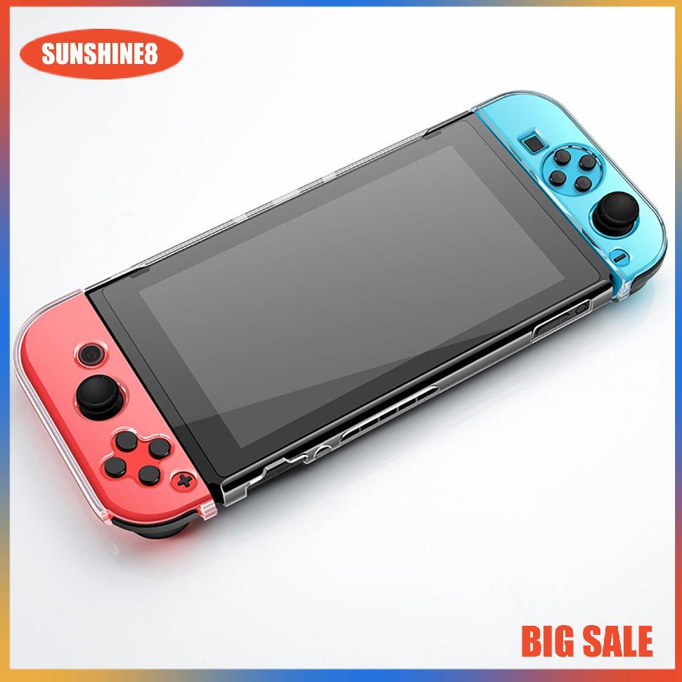 【SUN】For Nintendo Switch Protect Crystal Transparent Anti-Damage &amp; Dust Case Shell