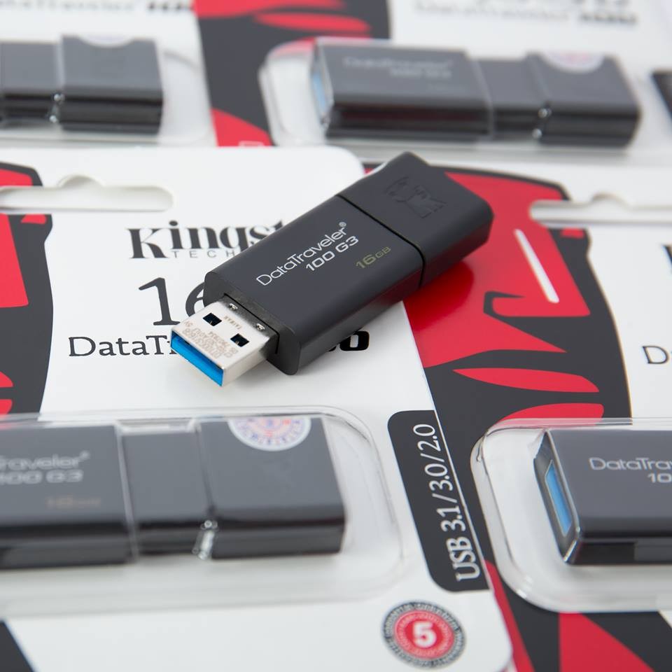 USB 16G Kingston DT100G3/16GBFR Tốc độ 3.0 | BigBuy360 - bigbuy360.vn