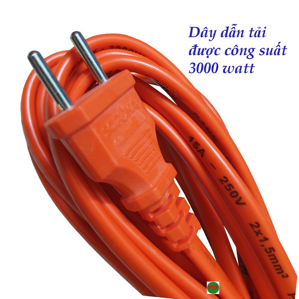 Ổ cắm điện công suất lớn 3000 watt SOPOKA T5 T3 - dây dài 5 mét hoặc 3 mét - vỏ chống vỡ - lõi sứ chống cháy