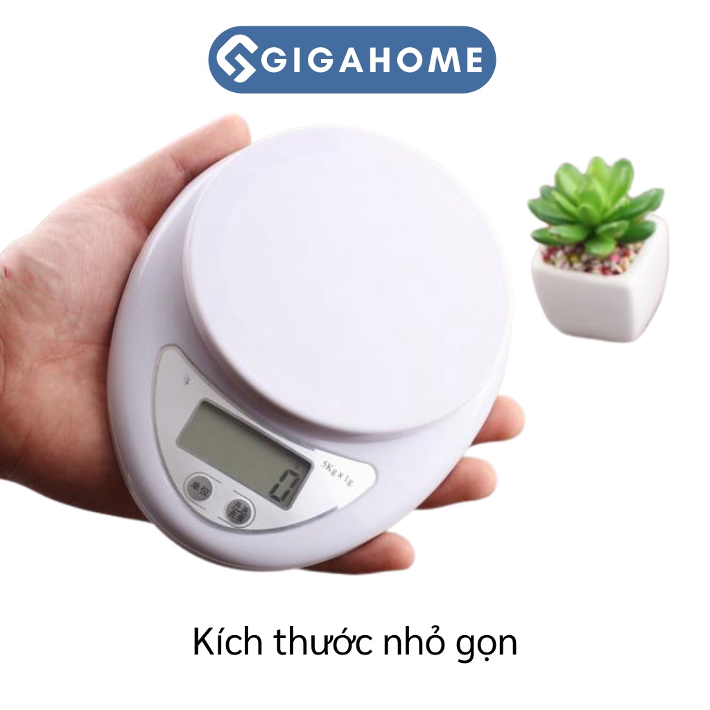 Cân Điện Tử Nhà Bếp Mini GIGAHOME Định Lượng 0.1g-5kg Chính Xác 3552