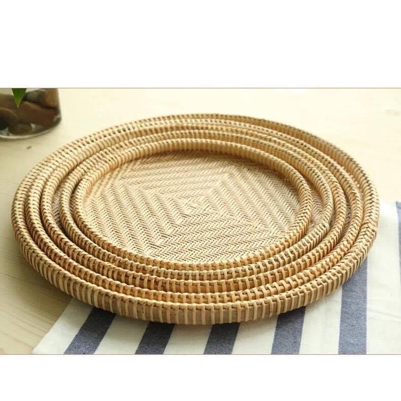 Mẹt Mây Tre Đan.Dùng để trang trí đồ ăn, sản phẩm chụp hình
