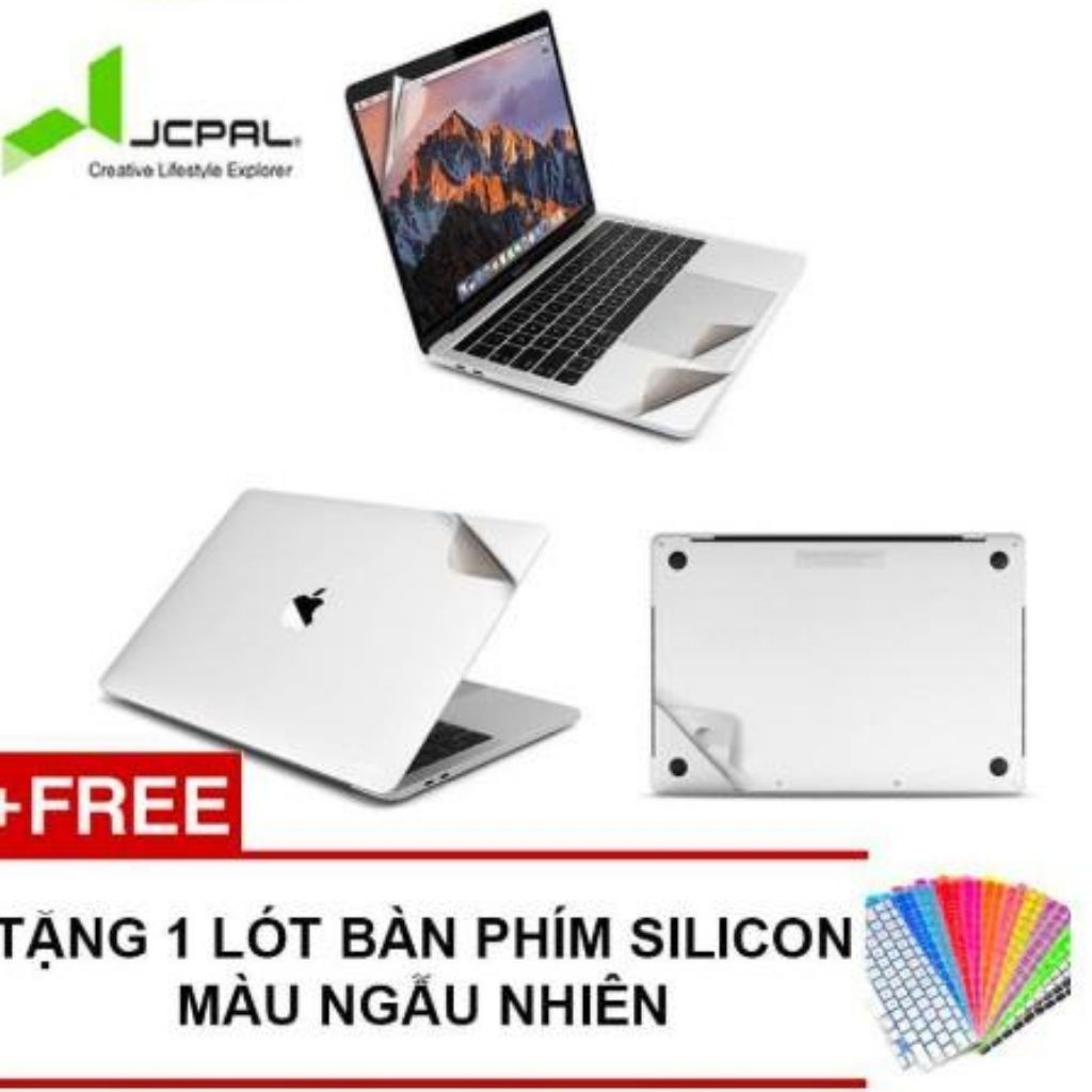 Bộ Dán Full Body JCPAL 5 IN 1 Cho MACBOOK  (4 MÀU) Tặng Kèm Lót Phím