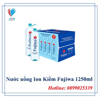 [Thùng 12 chai] Nước uống ion kiềm Fujiwa 1250ml