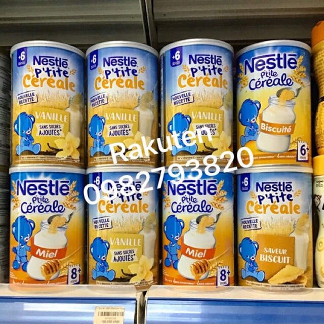 [Freeship Extra] Bột lắc sữa Nestle Pháp đủ vị cho bé từ 6 tháng tuổi, giúp bé no lâu, ngủ ngon hơn 400gr