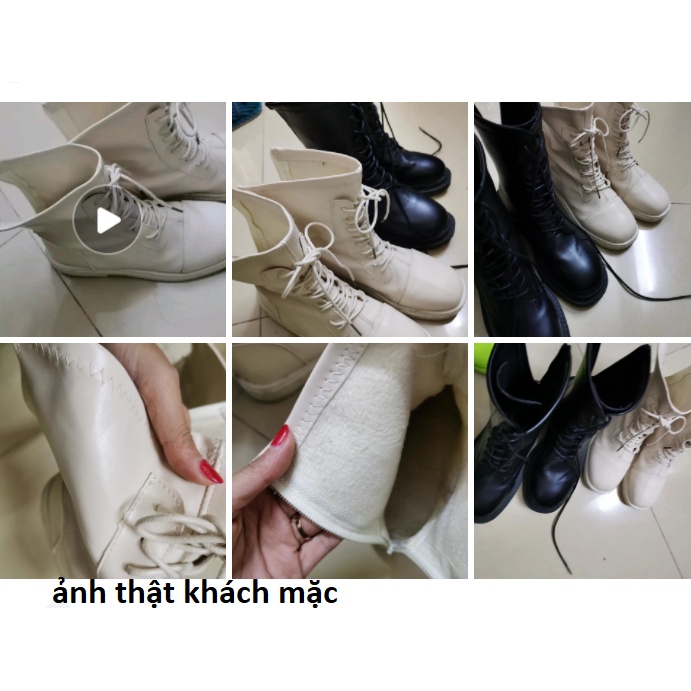 Bốt đùi martin da chiến binh Ulzzang dành cho nữ mẫu mứi siêu HOT | BigBuy360 - bigbuy360.vn