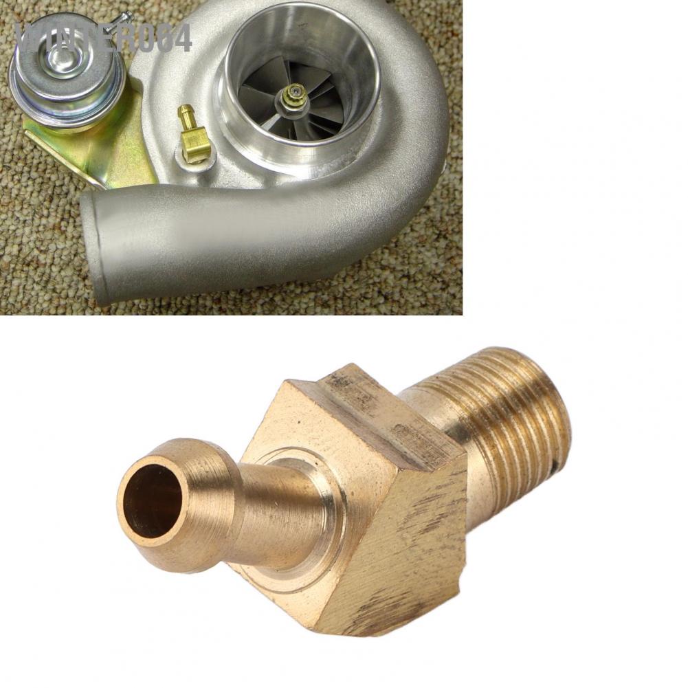 Phụ kiện lắp ống tăng áp dạng cong 45° vòng ren NPT 27 1/8in bằng đồng thau thay thế cho Garrett dòng T