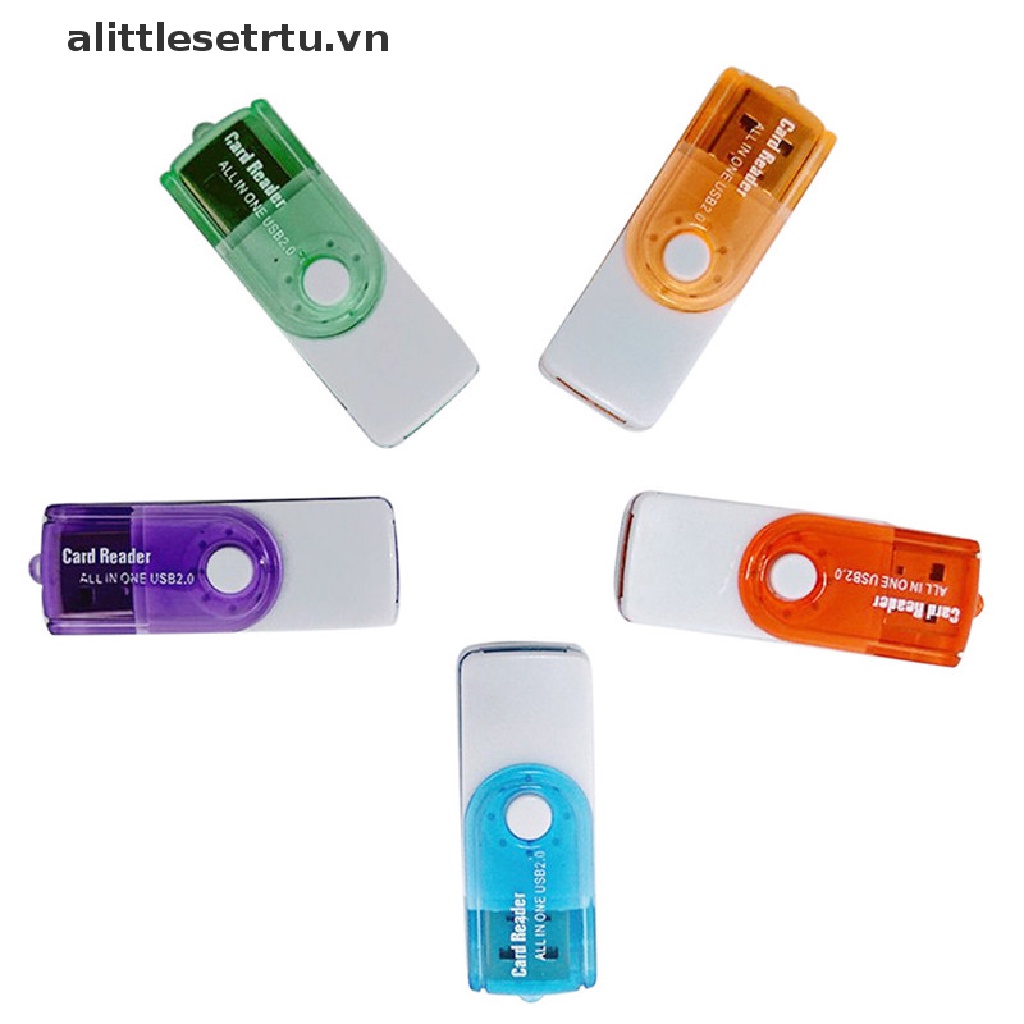 Đầu Đọc Thẻ Nhớ USB 4 Trong 1 Tốc Độ Cao Cho MS MS-PRO TF Micro SD