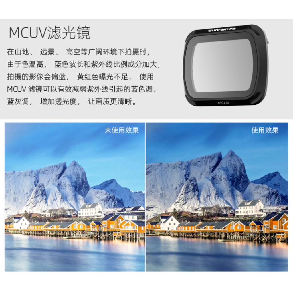 Kính lọc MCUV cho Mavic Air 2, Filter SunnyLife Cho Mavic Air 2, Filter MCUV cho Air 2. DJI Mavic Air 2