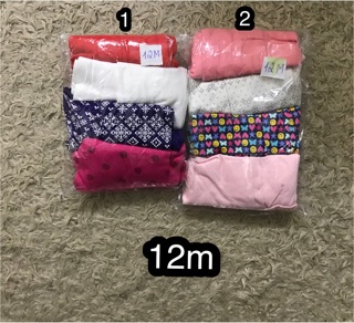 Set 4 quần legging Carter bé gái(12m-5T)