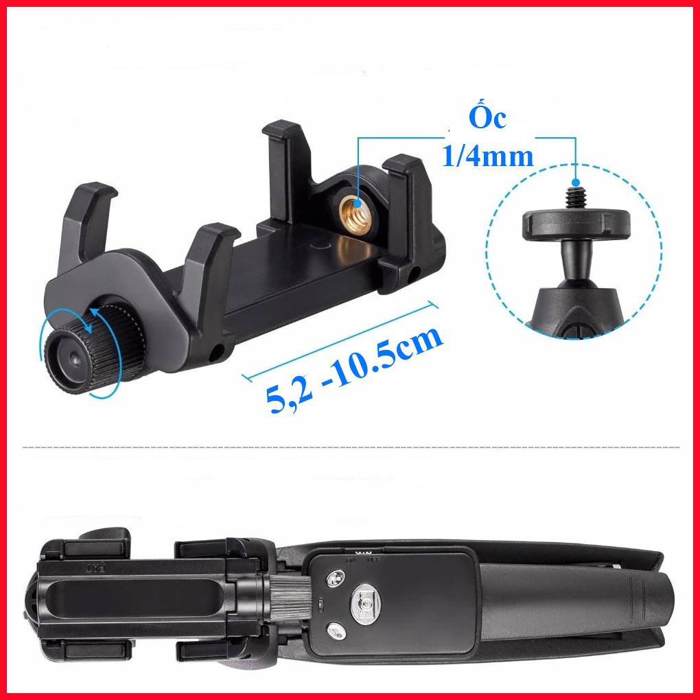 [HCM] Gậy Chụp Hình Kiêm Tripod Đa Năng 3 Trong 1 Yunteng YT-9928