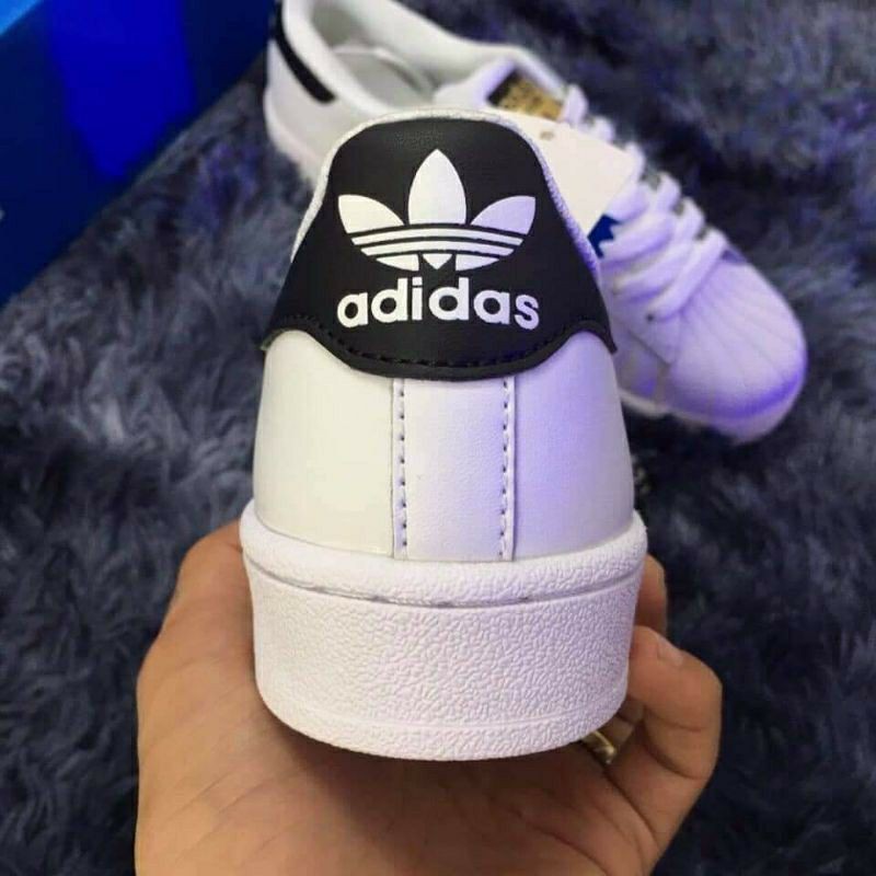 Giày Thể Thao adidas Superstar Trắng Sọc Đen Cao Cấp nam nữ full sz 36-43