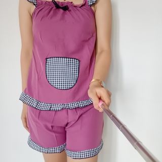 Bộ đùi cánh tiên, túi caro