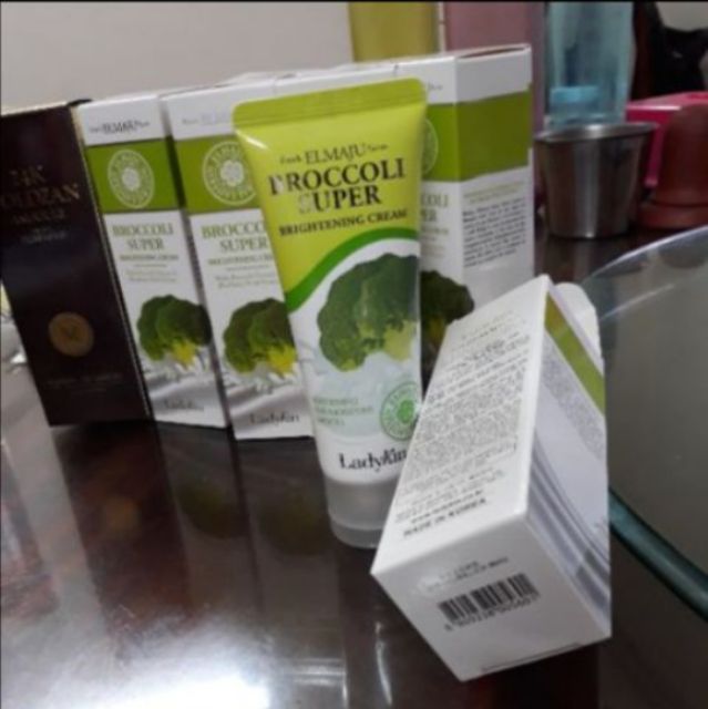 Kem dưỡng trắng da Bông Cải Xanh LadyKin Broccoli Super Brightening Cream