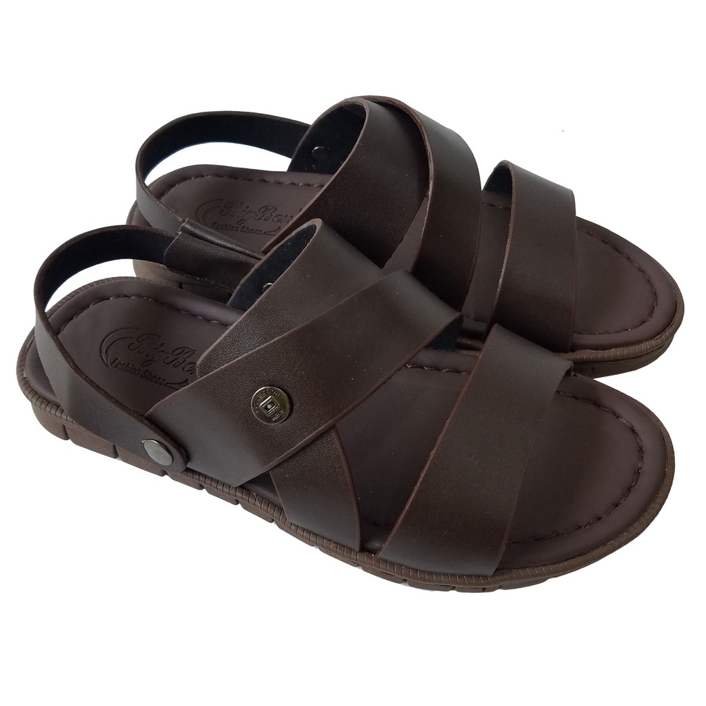 Giày sandal nam da bò BIGGBEN cao cấp HKD405