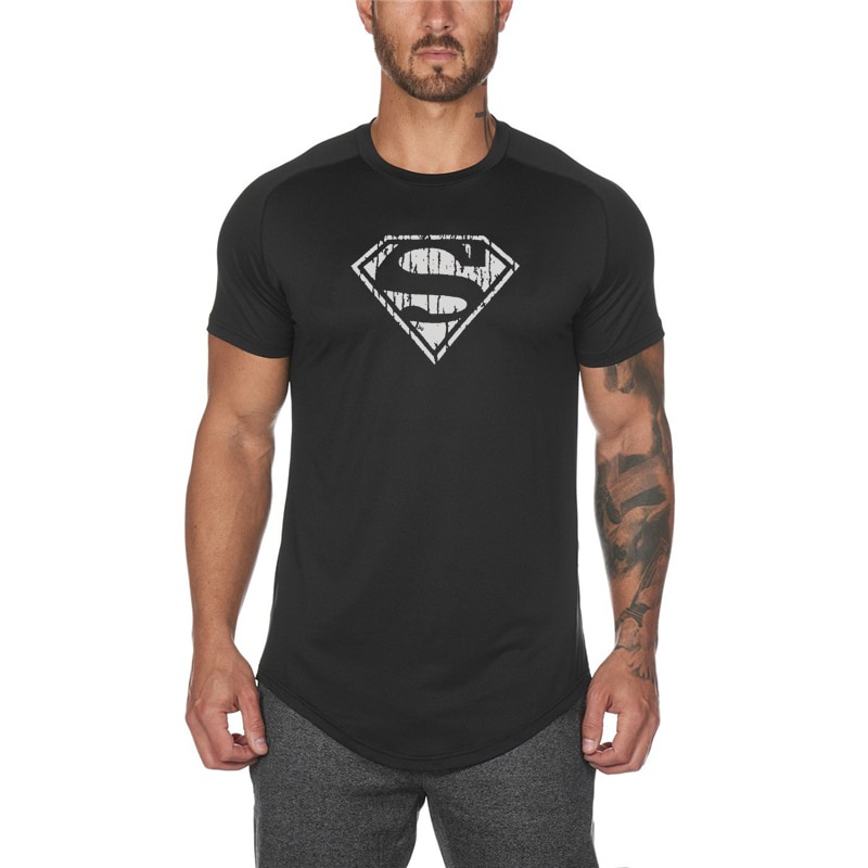 Áo thun thể thao ngắn tay thời trang năng động cho nam