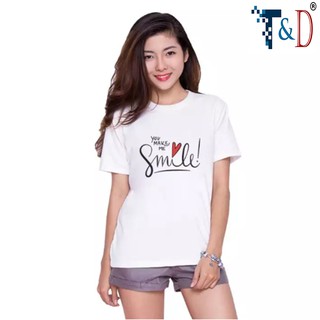 ÁO THUN NỮ SMILE THỜI TRANG NHIỀU MÀU
