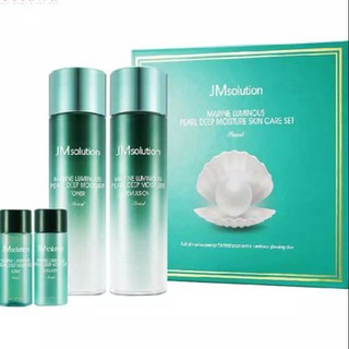 Bộ dưỡng da JM_Solution_Marine_Luminous_Pearl_Deep_Moisture_Skin_Care Set gồm 4 món