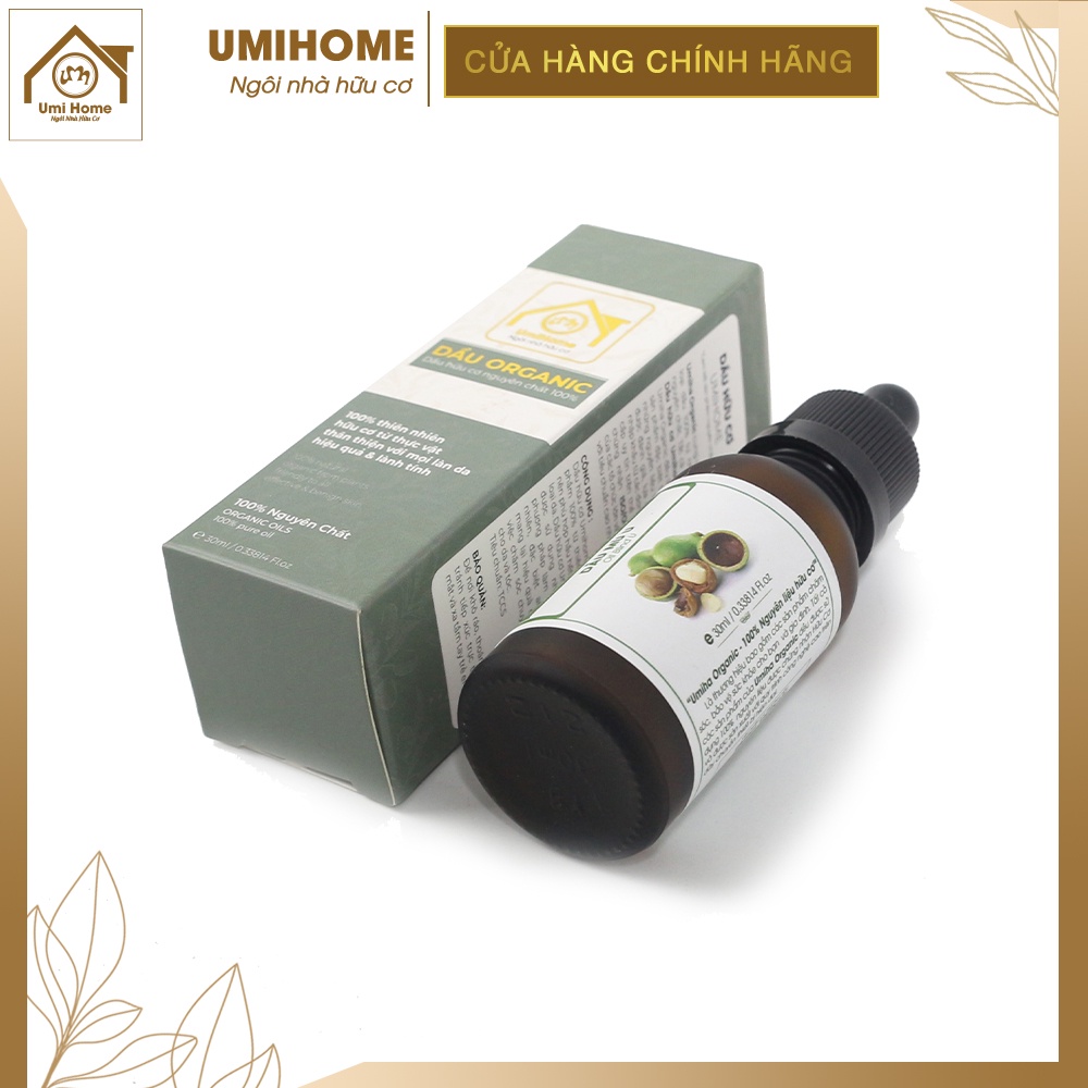 Dầu Mù U hữu cơ UMIHOME nguyên chất 30ml làm giảm rạn da sẹo mụn, lành vết bỏng