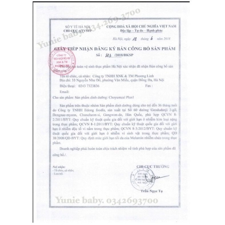 Sữa non ILDONG 90 gói nhỏ