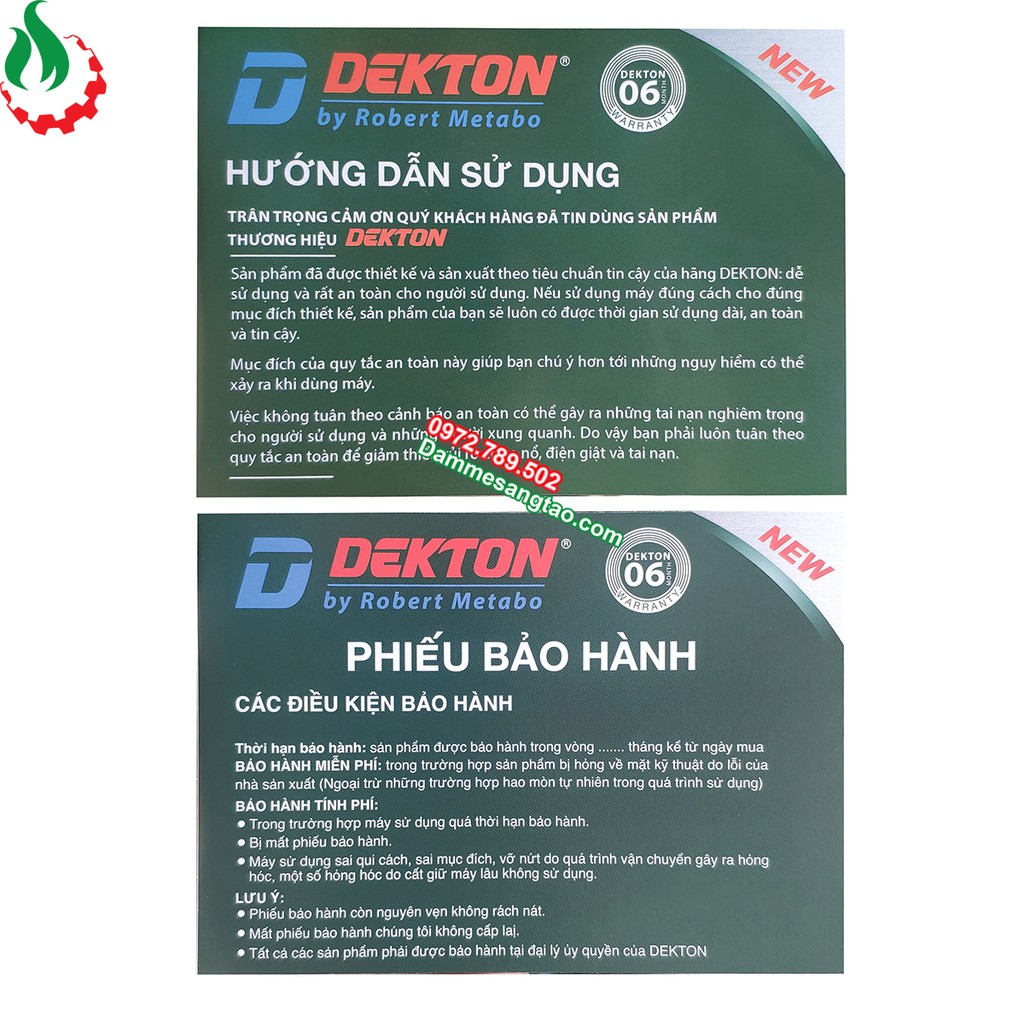 DMST Thân máy bắn vít dùng pin 18V Dekton IS2140