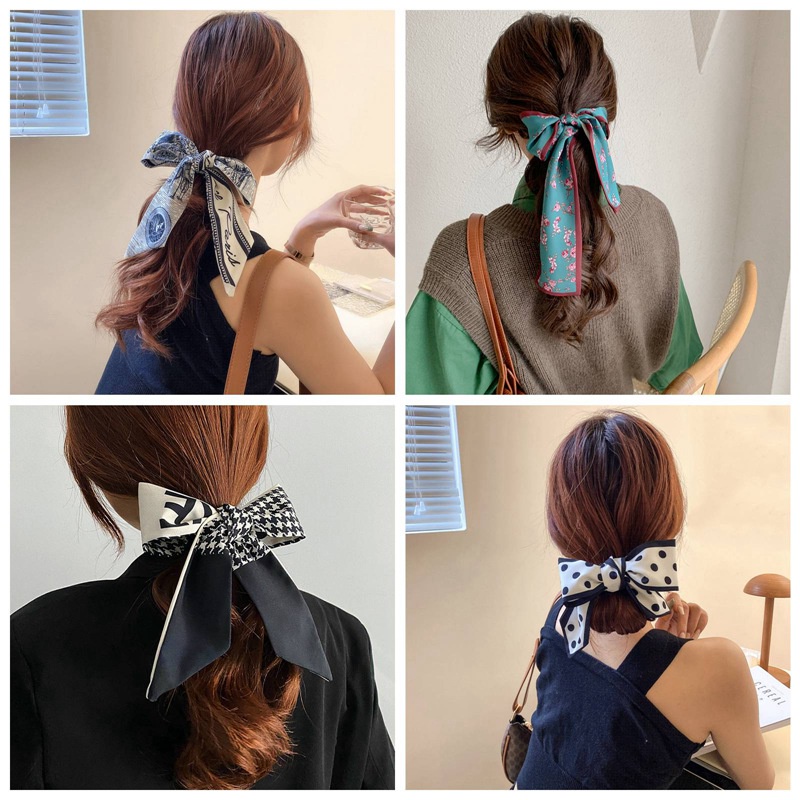 Dây buộc tóc hình nơ đa năng tiện dụng