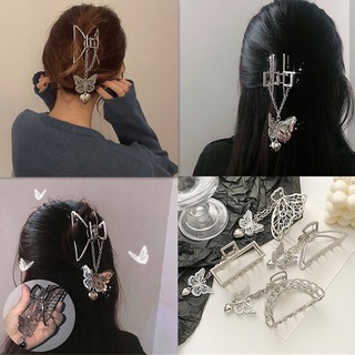  Kẹp Tóc Cánh Bướm Phối Dây Tua Rua Xinh Xắn Dành Cho Nữ