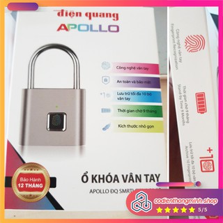Ổ khóa Vân tay [FREE SHIP] mini Điện Quang