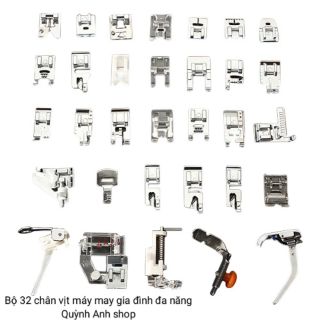 Bộ 32 chân vịt máy may gia đình đa năng