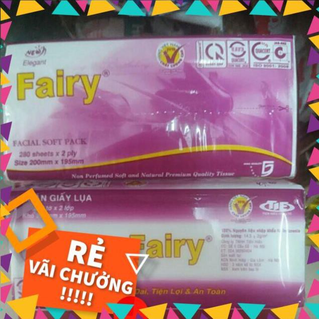 DATE MỚI Khăn Giấy Ăn Fairy Rút Gói 280 Tờ