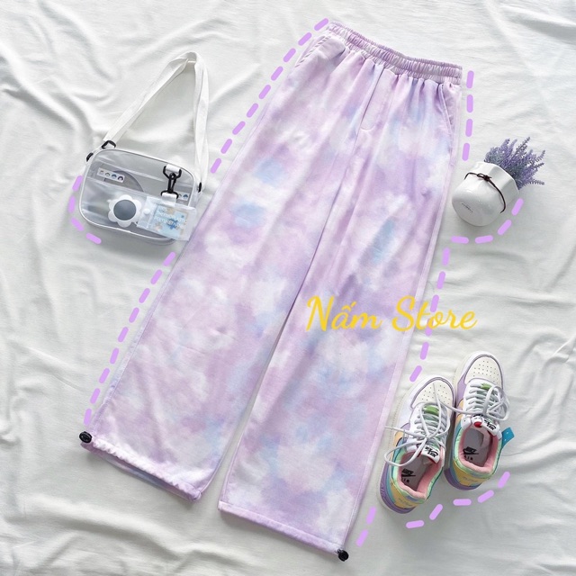 Long pant 3d - quần dài jogger loang màu ống rộng