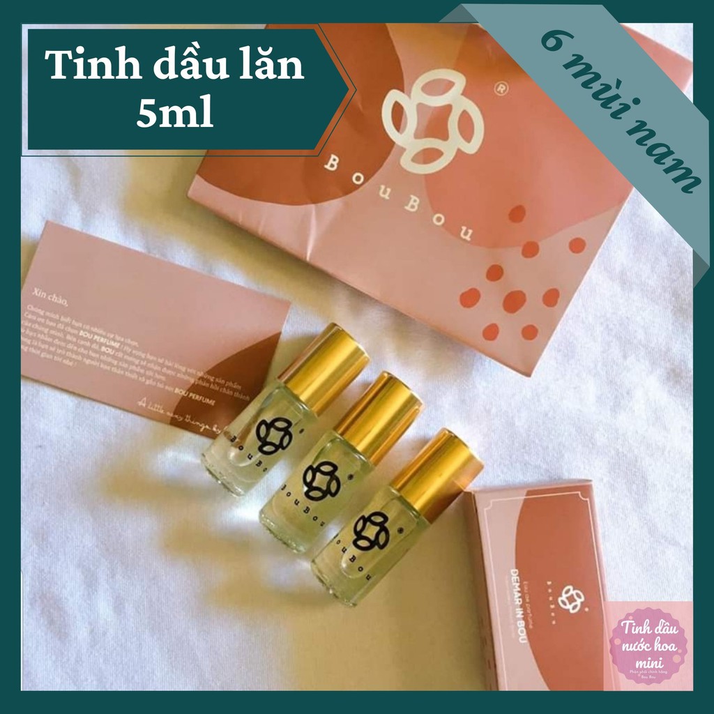 Tinh dầu nước hoa nam dạng lăn nam tính, men, cá tính, lịch lãm, cool ngầu, anh trai mưa 5ml | Nước hoa for men