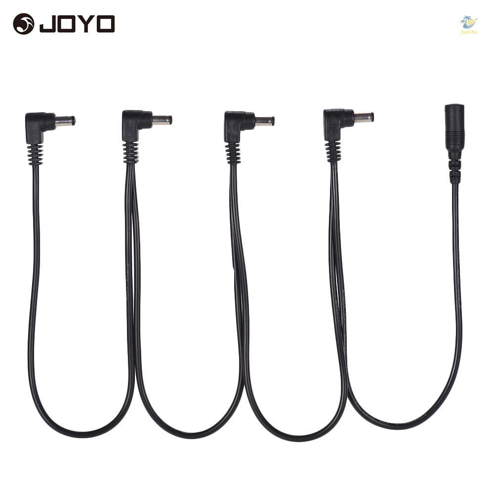 Dây Cáp Nguồn JOYO CM-25 Chia 4 Chiều Tạo Hiệu Ứng Âm Thanh Cho Đàn Guitar Bass DC 9V