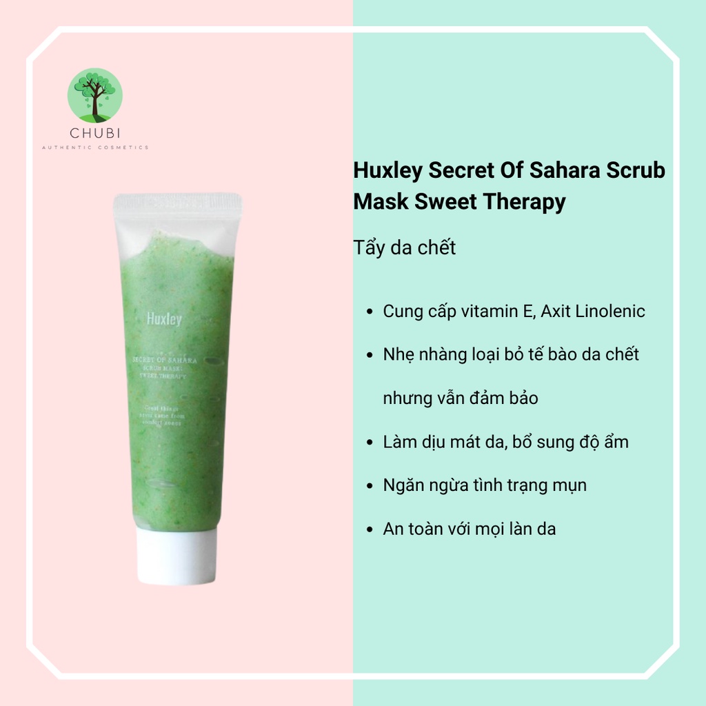 Tẩy Tế Bào Chết Huxley Secret Of Sahara Scrub  (30g)