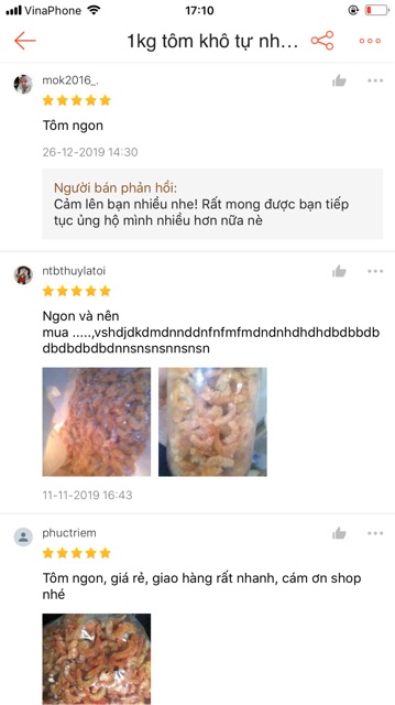 1kg tôm khô tự nhiên siêu ngon ngọt thịt Cà Mau nhà làm, lột sẵn y hình tự chụp